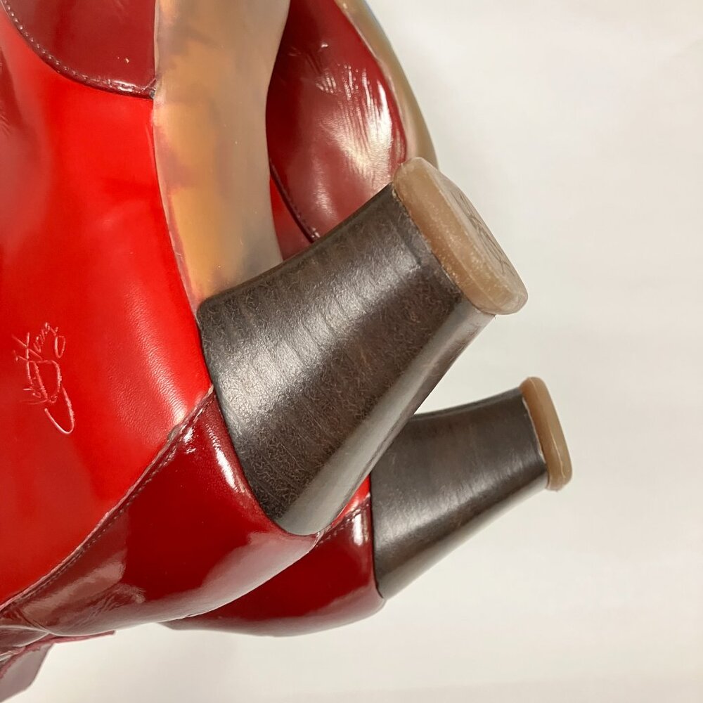 *BRAND NEW!* Fluevog 2008 Operetta BARTOLI Booties, Wine, Size 9! Super cute!!! - Picture 13 of 15